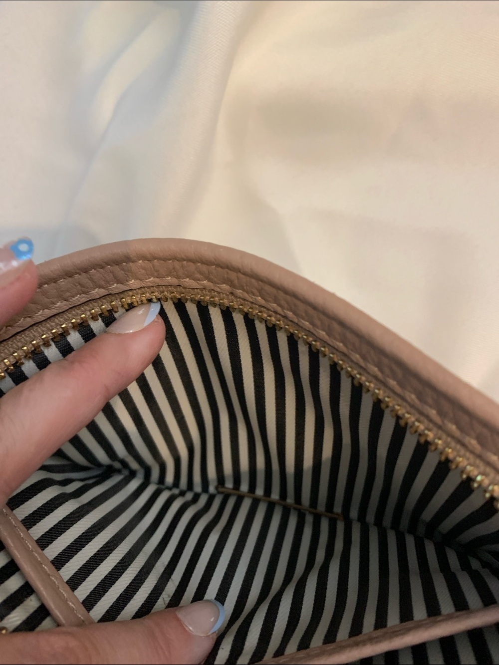 kate spade Pebbled Leather Wristlet - Dusty Rose - Picture 8 of 11